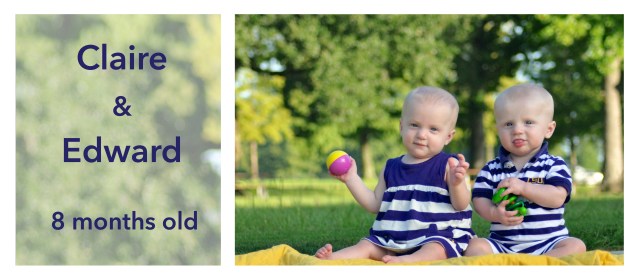 Twins 8 month